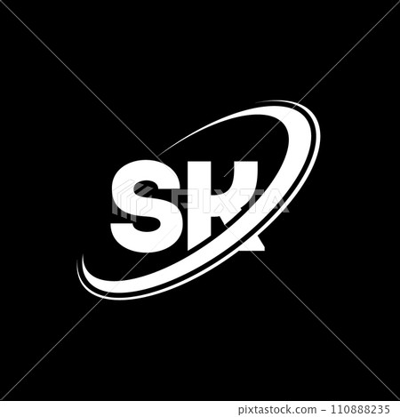 SK S K letter logo design. Initial letter SK linked circle uppercase monogram logo red and blue. SK logo, S K design. sk, s k SK S K letter logo design. Initial letter SK linked circle uppercase monogram logo red and blue. SK logo, S K design. sk, s k 110888235