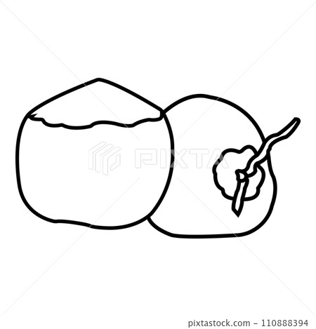 Young coconut icon Young coconut icon 110888394