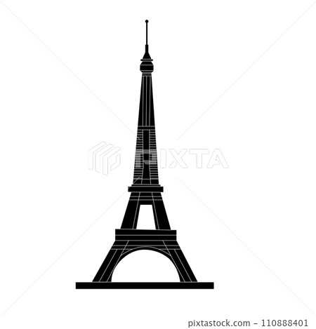 Eiffel tower in Paris icon Eiffel tower in Paris icon 110888401