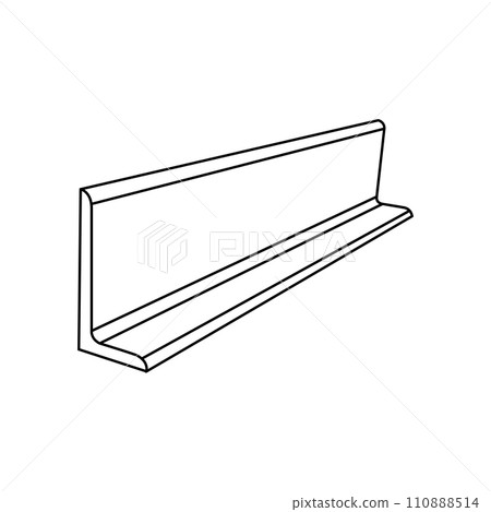 Profile steel icon Profile steel icon 110888514