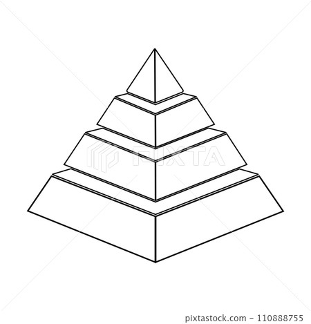 Pyramid icon Pyramid icon 110888755