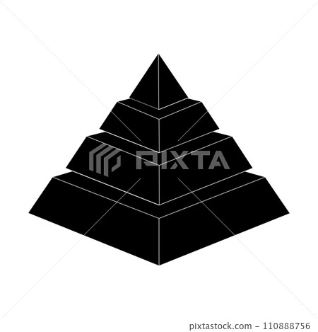 Pyramid icon Pyramid icon 110888756