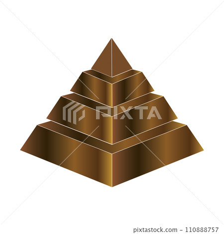 Pyramid icon Pyramid icon 110888757