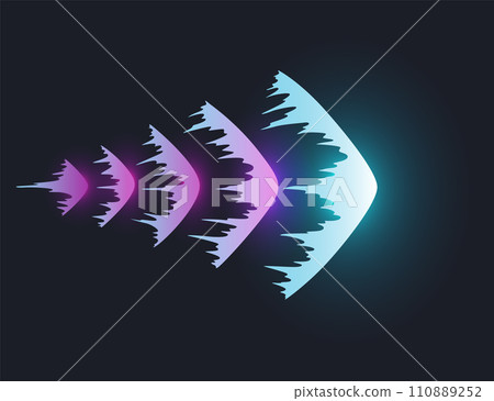 Cartoon laser gun beam. Alien combat weapon rays. Futuristic shot effect. Destructive plasma flow. Bomb blaster attack explosion. Vector game element 110889252