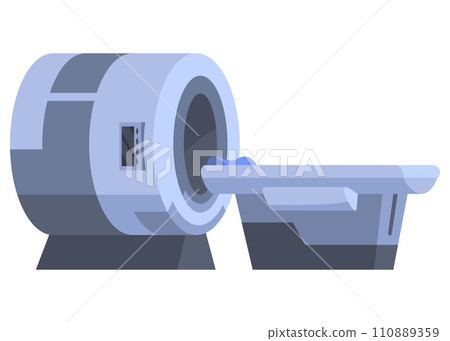 Hospital medical diagnostic equipment icon. Clinic device, health system or monitoring. Modern technology for medicine. Vector illustration Hospital medical diagnostic equipment icon. Clinic device, health system or monitoring. Modern technology for medicine. Vector illustration 110889359