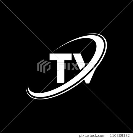 TV T V letter logo design. Initial letter TV linked circle uppercase monogram logo red and blue. TV logo, T V design. tv, t v TV T V letter logo design. Initial letter TV linked circle uppercase monogram logo red and blue. TV logo, T V design. tv, t v 110889382