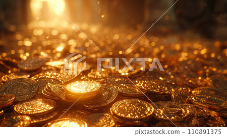 閃亮的金幣 110891375