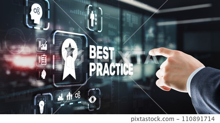 Best Practice Business Technology Internet successful business concept Best Practice Business Technology Internet successful business concept 110891714