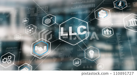 LLC. Limited Liability Company. Business Industry concept LLC. Limited Liability Company. Business Industry concept 110891727