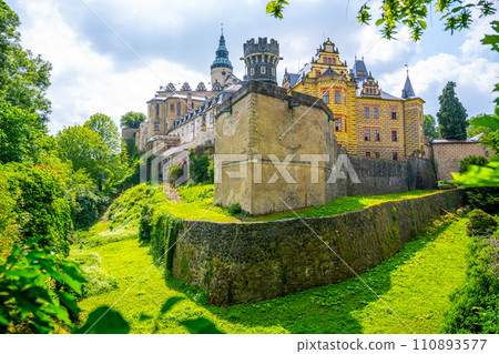 Green moat at Frydlant Castle, Czechia Green moat at Frydlant Castle, Czechia 110893577