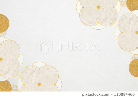 日本現代花卉圖案日本紙_花插圖框架背景 日本現代花卉圖案日本紙_花插圖框架背景 110894466