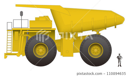 作業車輛：超大型自卸車 110894635