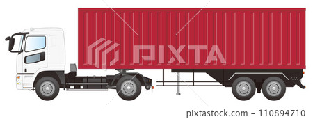 Working vehicle: Large truck_short trailer 110894710