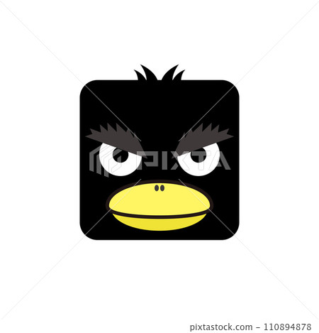 Square Animal: Crow 110894878