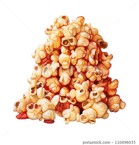 Pile of Popcorn. AI Generated Image 110896035