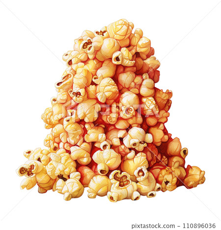 Pile of Popcorn. AI Generated Image 110896036