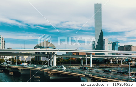 Odaiba, Tokyo, Japan, cityscape 110896530