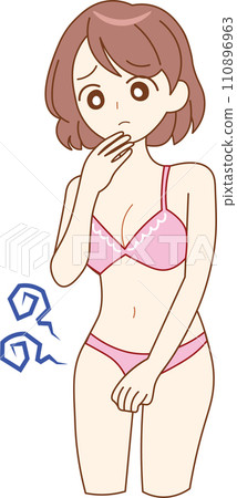 女性、敏感區、氣味、煩惱 女性、敏感區、氣味、煩惱 110896963