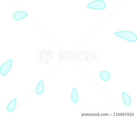 Cartoon style image of overflowing tears 110897820