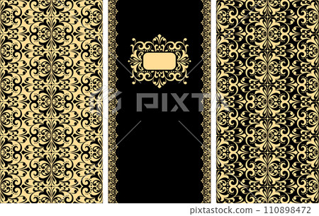Abstract floral pattern. Vector seamless background. Perfect for invitations or announcements. Abstract floral pattern. Vector seamless background. Perfect for invitations or announcements. 110898472