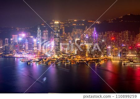 SKY100的香港夜景 110899259