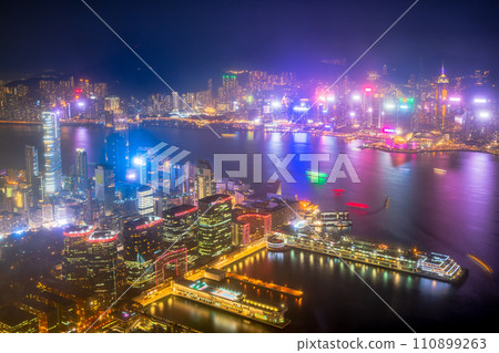 SKY100的香港夜景 110899263