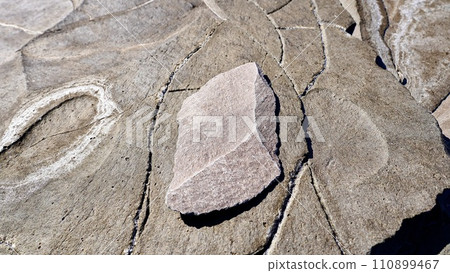 Columnar joint stones placed at Ryuudahama Beach in Iki City, Nagasaki Prefecture Columnar joint stones placed at Ryuudahama Beach in Iki City, Nagasaki Prefecture 110899467