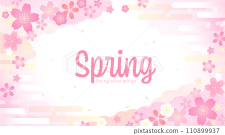 櫻花可愛背景 櫻花可愛背景 110899937