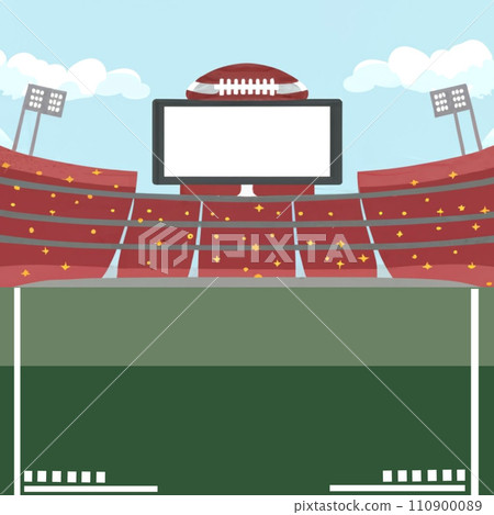 Super Bowl American Stadium Field Football Game banner, Template Design, Cover Concept Super Bowl American Stadium Field Football Game banner, Template Design, Cover Concept 110900089