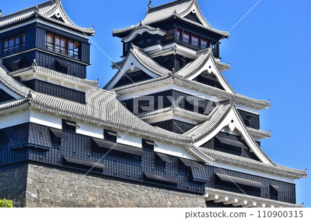 熊本 熊本城 城堡塔 城堡 熊本 熊本城 城堡塔 城堡 110900315