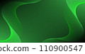 Green wave line abstract background 110900547