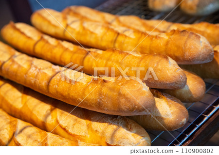 baked baguette baked baguette 110900802