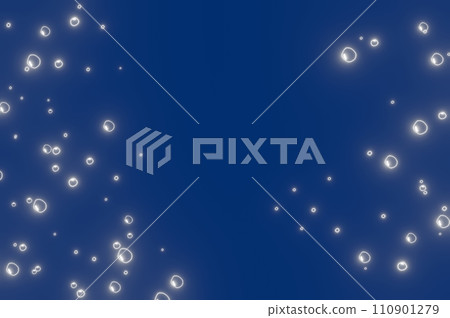 Glowing bubble background material "3DCG" 110901279