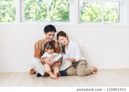 Parent-daughter Family of 3 110901455