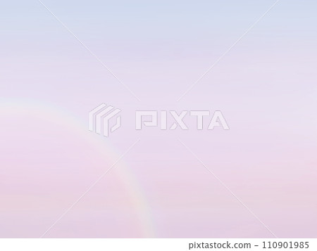 Pink and light blue gradation background material (rainbow) 110901985
