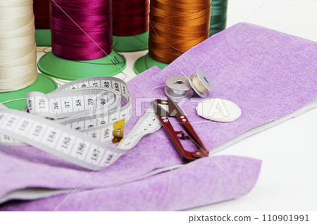 Pieces of cloth and thread. Tailoring, manufacture of upholstered furniture 110901991