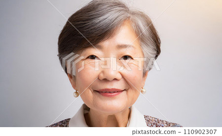 高級女性的臉（AI 生成圖像） 110902307