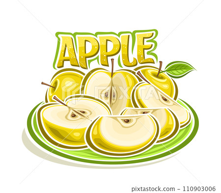 Vector logo for Yellow Apple Vector logo for Yellow Apple 110903006