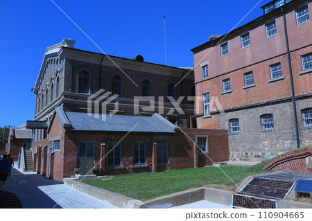 Former site of a Japanese-Russian prison preserved and open to the public in Lushun, China 110904665