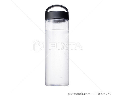 transparent water bottle filled with water 110904769