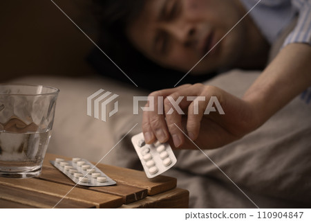 Sleeping pill image insomnia Sleeping pill image insomnia 110904847
