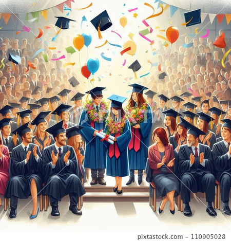 Graduation ceremony new members of society Graduation ceremony new members of society 110905028