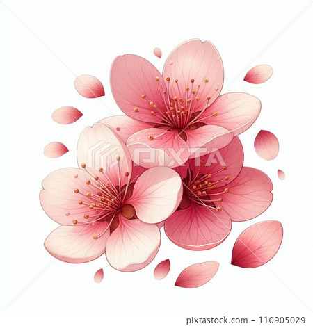 pink cherry blossoms are blooming pink cherry blossoms are blooming 110905029