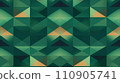 Geometric pattern background material wallpaper_green 110905741