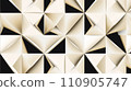 Geometric pattern background material wallpaper_black and white 110905747
