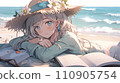 woman reading 110905754