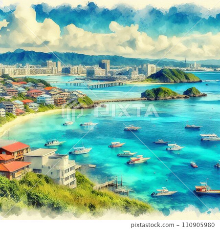 沖繩風光海外風情 110905980