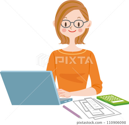 Tax return, bookkeeping, freelance, housewife Tax return, bookkeeping, freelance, housewife 110906098