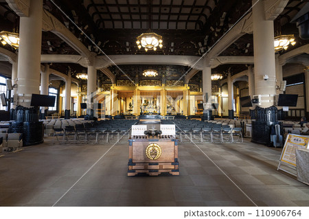 Tsukiji Hongan-ji Buddhist temple in Tokyo, Japan 110906764