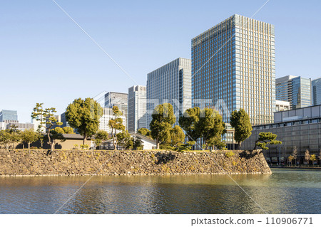 Gardens of the Imperial Palace in Tokyo, Japan 110906771